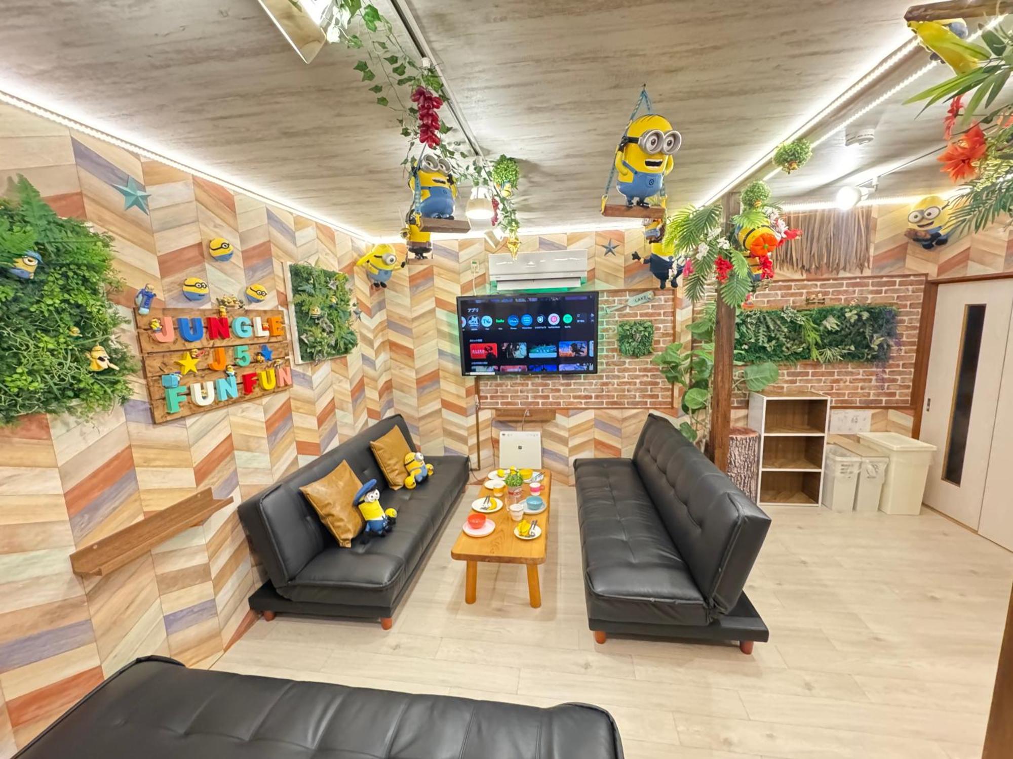 New Open Hotel Jungle Fun Fun J5 Coin Parking 500Yen For 24Hours Usj10 Minutes Osaka Bagian luar foto
