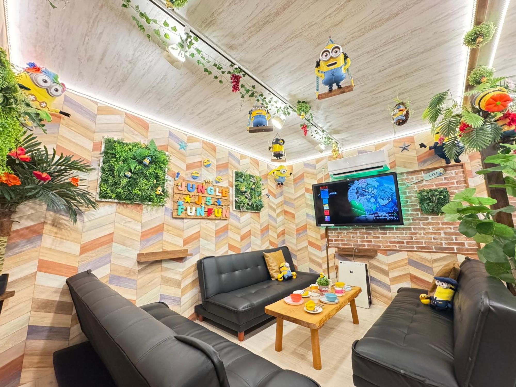 New Open Hotel Jungle Fun Fun J5 Coin Parking 500Yen For 24Hours Usj10 Minutes Osaka Bagian luar foto