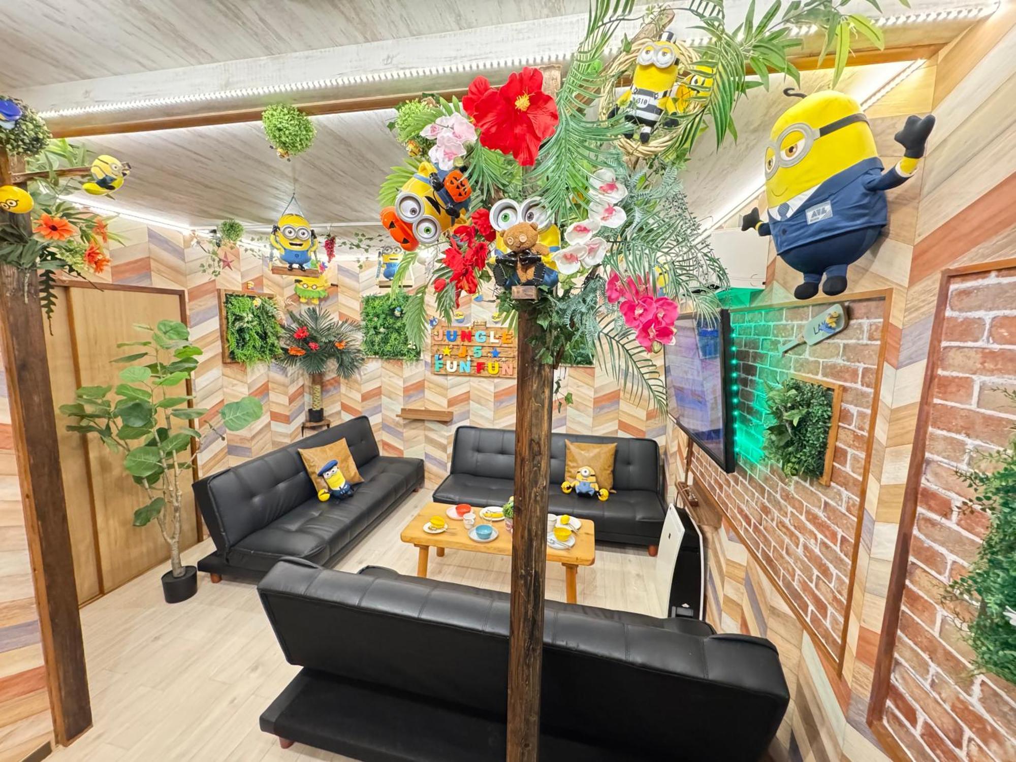 New Open Hotel Jungle Fun Fun J5 Coin Parking 500Yen For 24Hours Usj10 Minutes Osaka Bagian luar foto